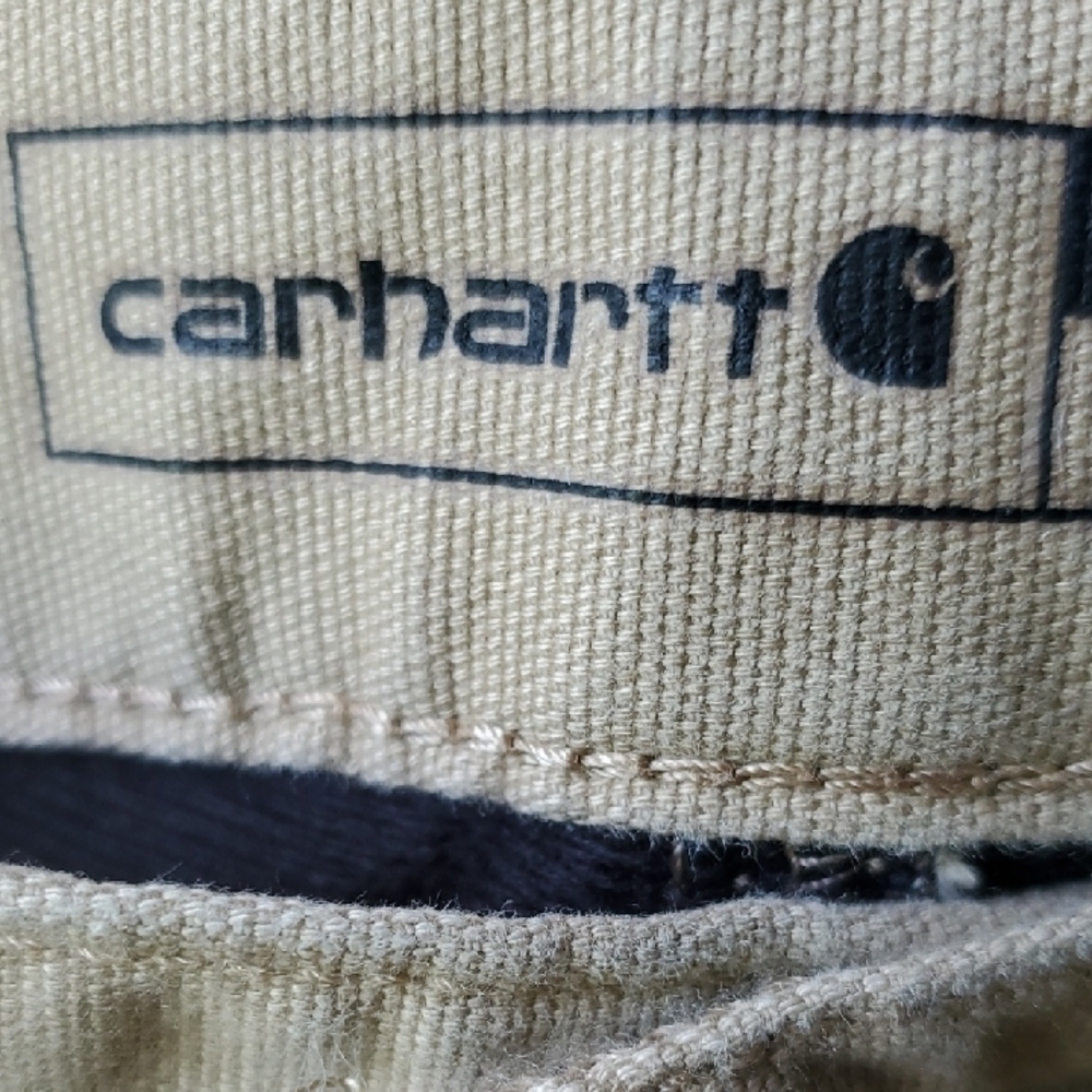 Carhartt Tan Chinos Relaxed Fit Work Wear - Picture 2 of 9